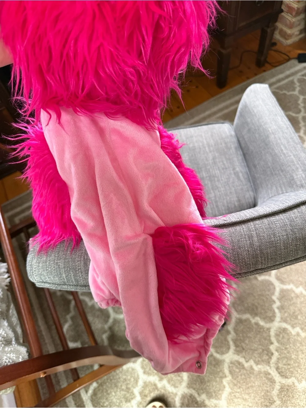 Pottery barn kids pink flamingo Halloween costume 0-6 months